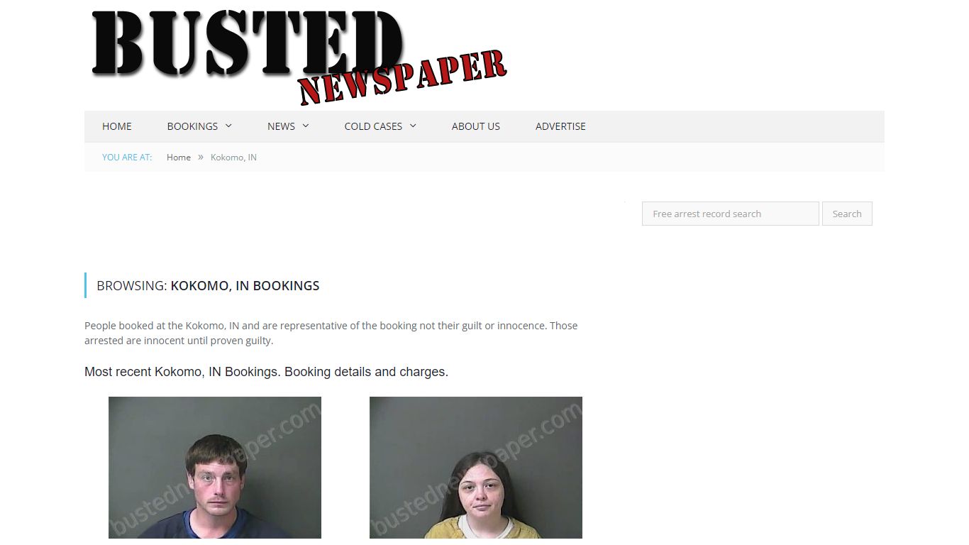 Kokomo, IN Mugshots - BUSTEDNEWSPAPER.COM